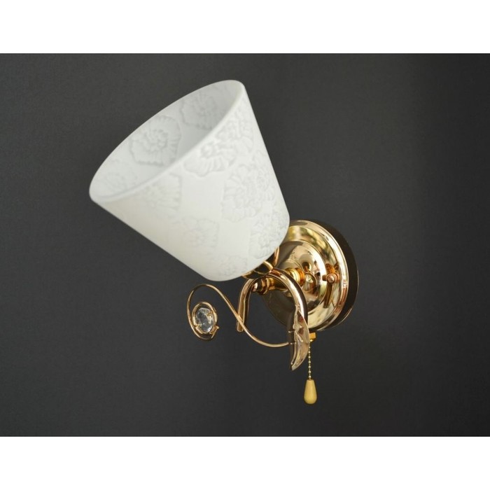 Бра "Иванна" 1x40Вт Е27 золото 21x14x25см.