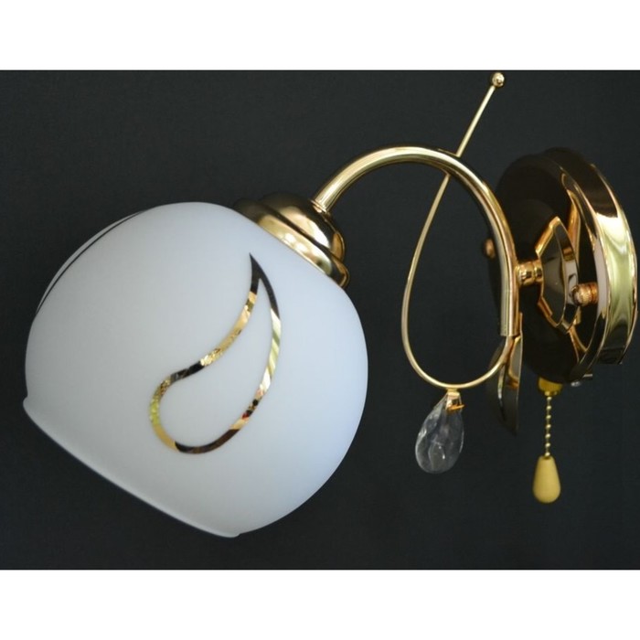 Бра "Милана" 1x40Вт Е27 золото 17x12x23см.