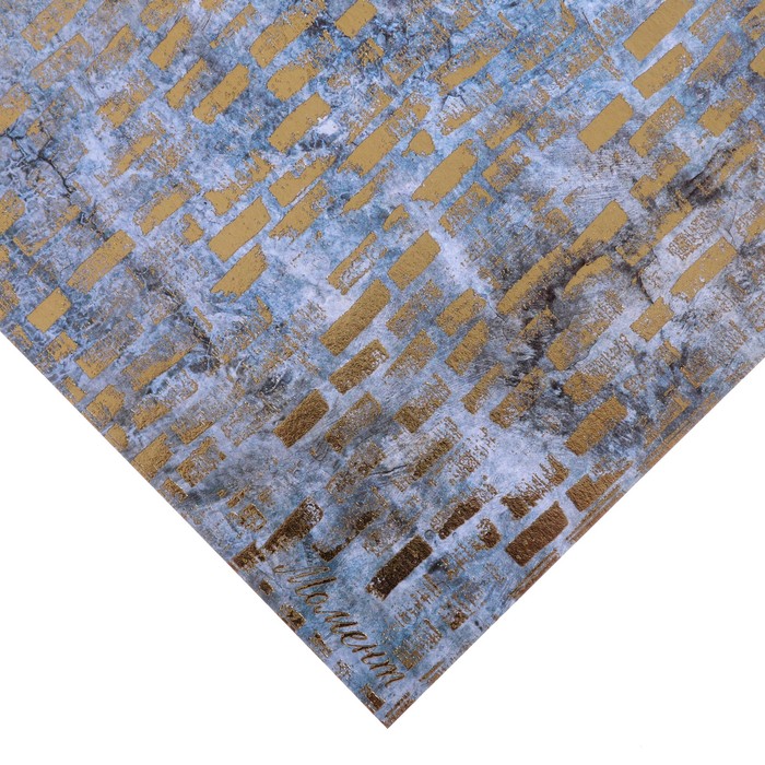 Бумага для скрапбукинга с фольгированием «Момент», 15,5 х 15,5 см, 250г/м