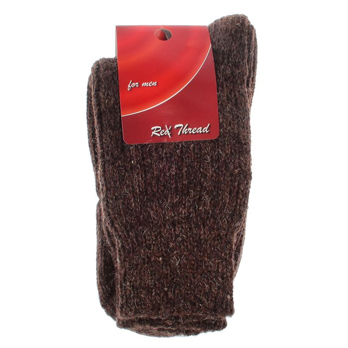 Носки мужские шерстяные, цвет МИКС, размер 25