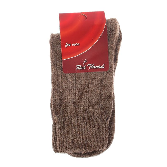 Носки мужские шерстяные, цвет МИКС, размер 29