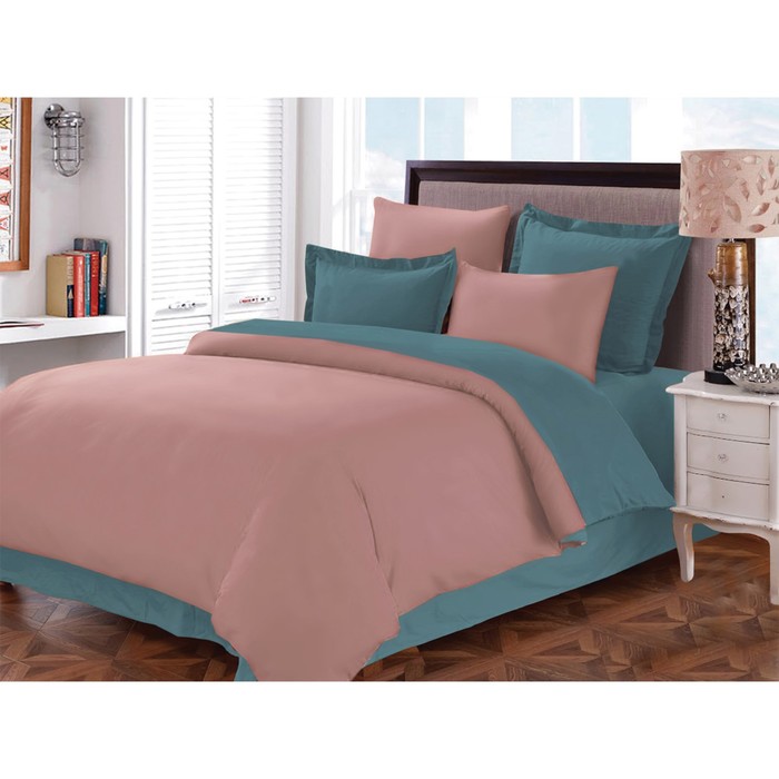 КПБ Rose 1,5 сп, 180х215 см, 145х210 см, 70х70 см-2 шт., сатин