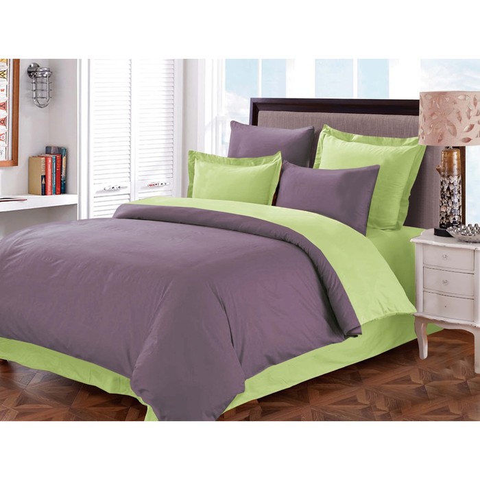 КПБ Violet 2 сп, 240х240 см, 175х210 см, 52х74 см-2 шт., сатин