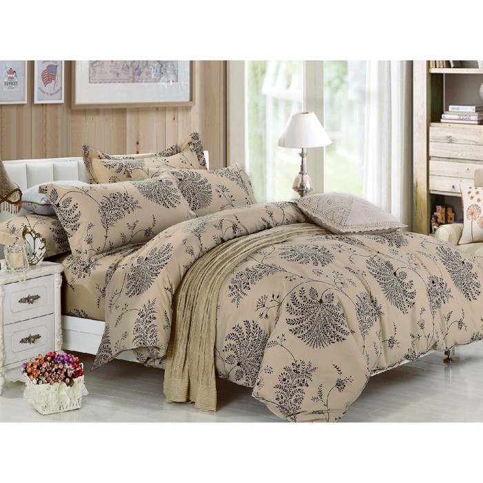 КПБ Casto 1,5 сп, 150х215 см, 145х210 см, 52х74 см-2 шт., сатин