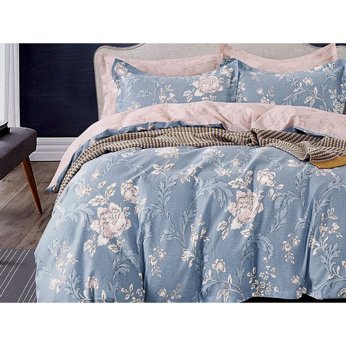 КПБ Blossom 1,5 сп, 150х215 см, 145х210 см, 70х70 см-2 шт., сатин