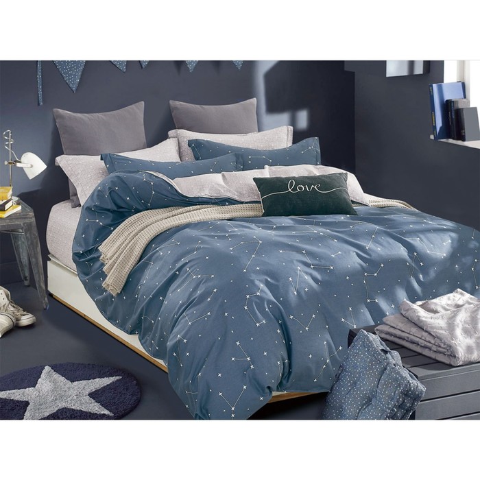 КПБ Stels 2 сп., 215х220 см, 175х210 см, 52х74 см-2 шт., сатин