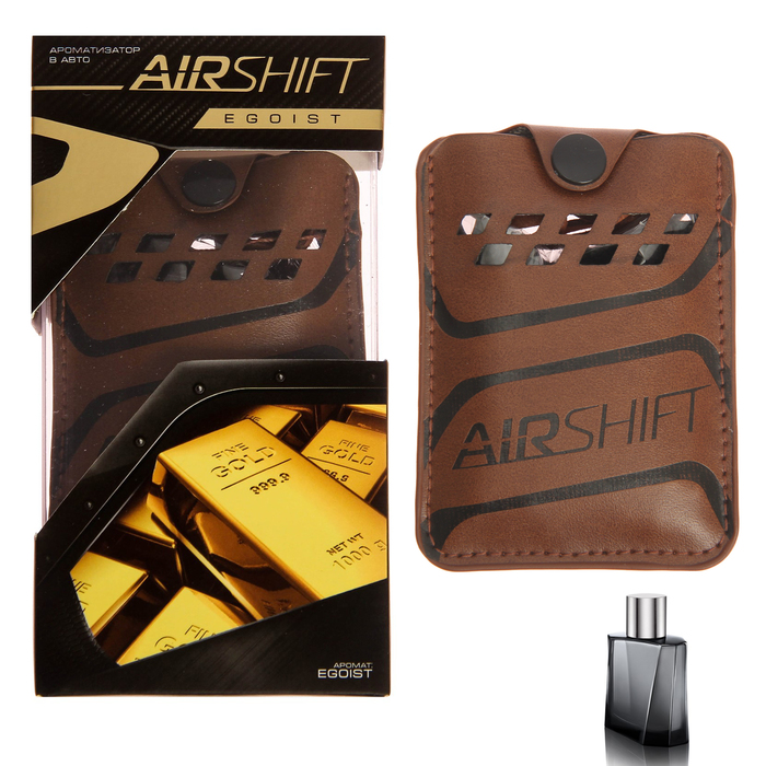 Ароматизатор в авто в кожаном чехле "Egoist"
