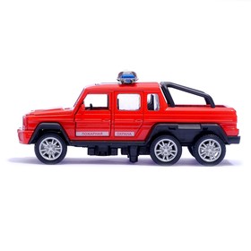 

Машина металлическая «Гелик 6X6 спецслужбы», масштаб 1:32, инерция