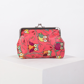 

Кошелёк, отдел на фермуаре, цвет красный