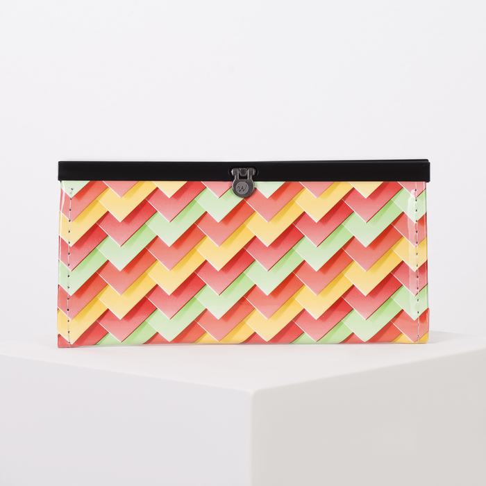 Кошелёк женский, 4 отдела, для монет, цвет красный