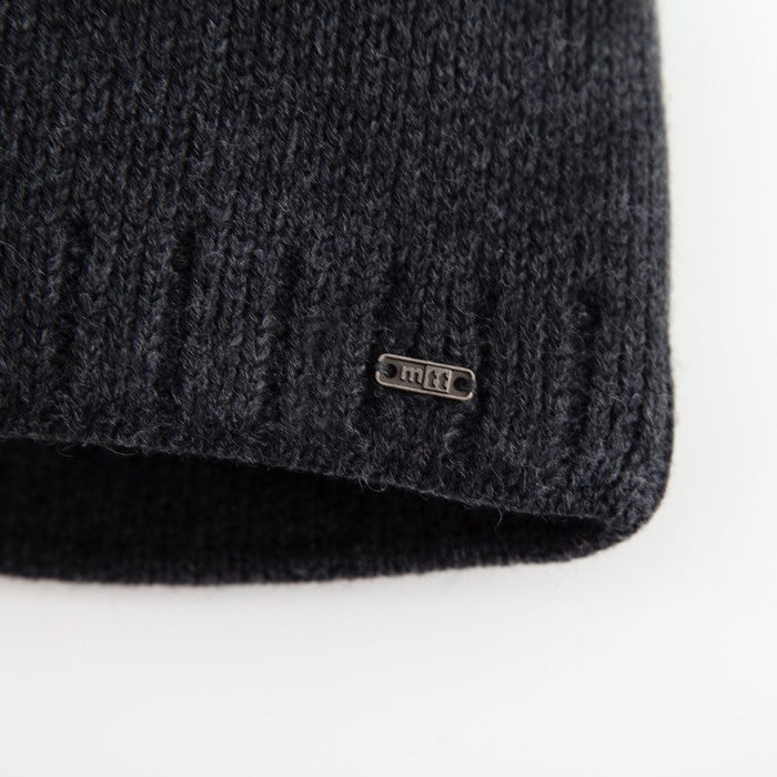 Шапка мужская 3612 цвет серый, р-р 56-58