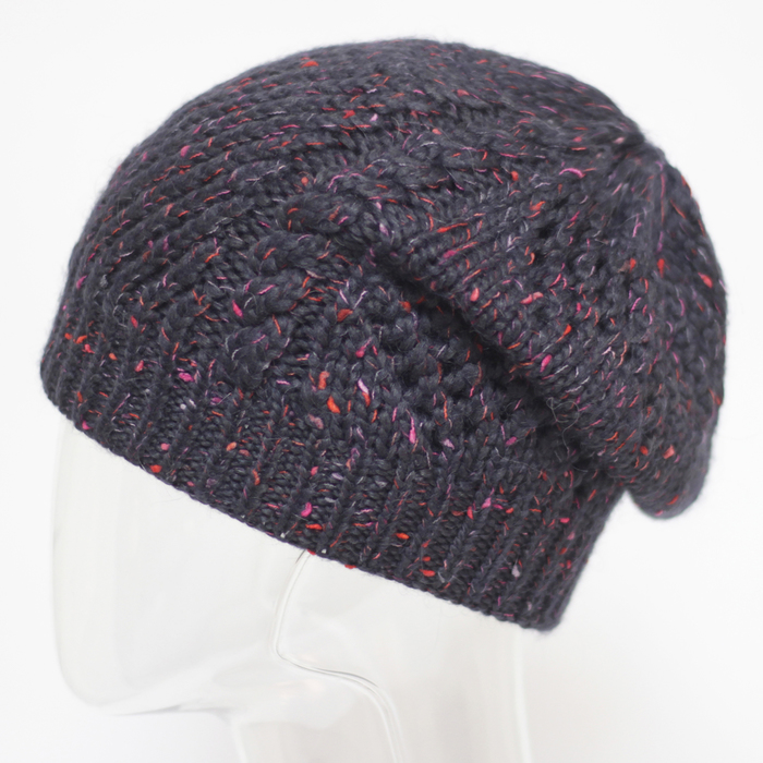 Шапка женская MWH5772/3 цвет тёмно-синий, р-р 56-58