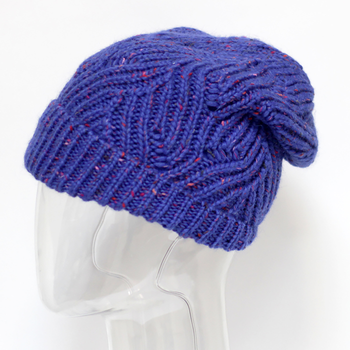 Шапка женская MWH5791/2 цвет синий, р-р 56-58