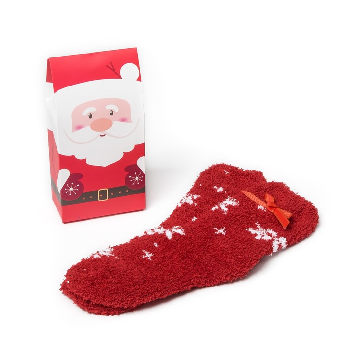 Носки женские KAFTAN "Санта" размер 36-40, акрил