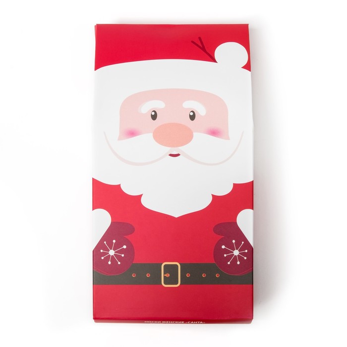 Носки женские KAFTAN "Санта" размер 36-40, акрил