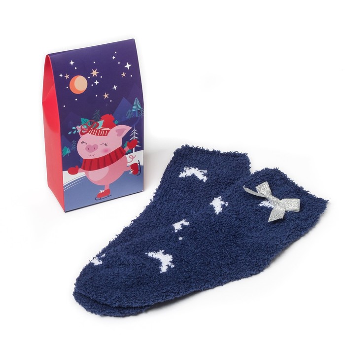 Носки женские KAFTAN "С новым счастьем" размер 36-40, акрил