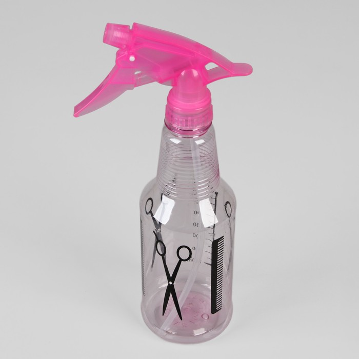 Распылитель парикмахерский, 400мл, цвет прозрачный/МИКС