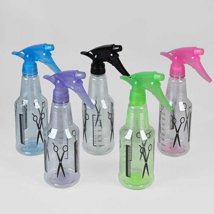 Распылитель парикмахерский, 400мл, цвет прозрачный/МИКС