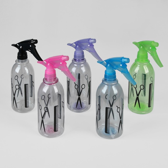 Распылитель парикмахерский, 550мл, цвет прозрачный/МИКС