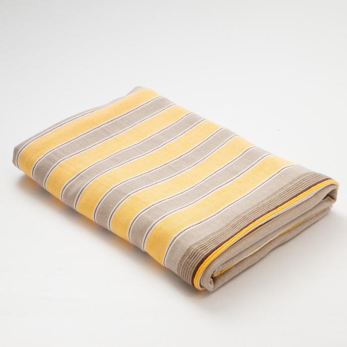 Полотенце двухстороннее "Этель" Геометрия цв. желтый 35х75 см, 380 г/м2, 100% хлопок