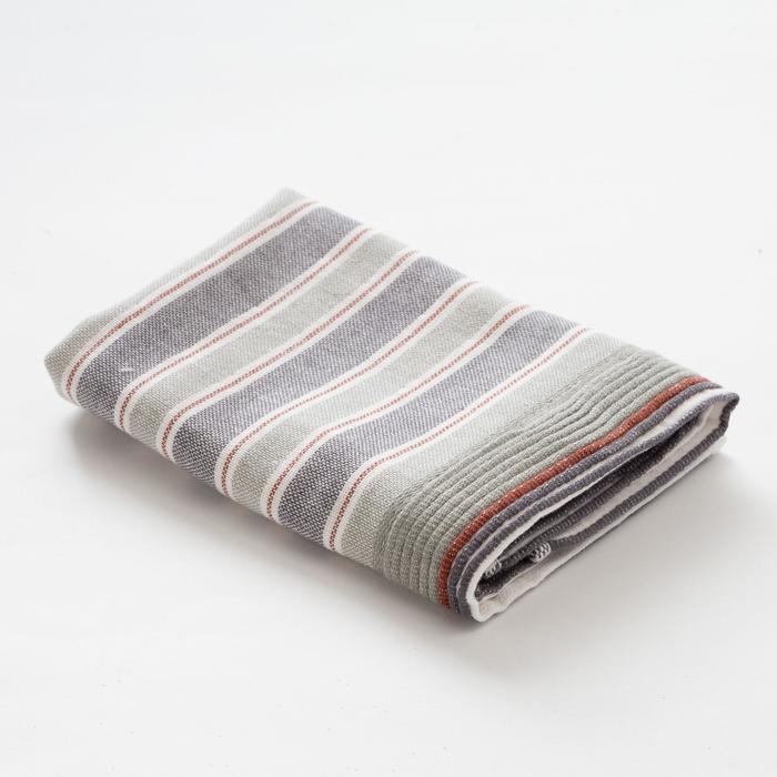 Полотенце двухстороннее "Этель" Геометрия графит 35х35 см, 380 г/м2, 100% хлопок