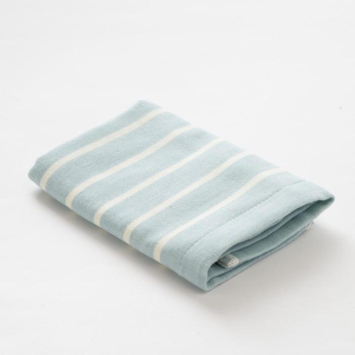 Полотенце двухстороннее "Этель" Модерн голубой 35х35 см, 380 г/м2, 100% хлопок