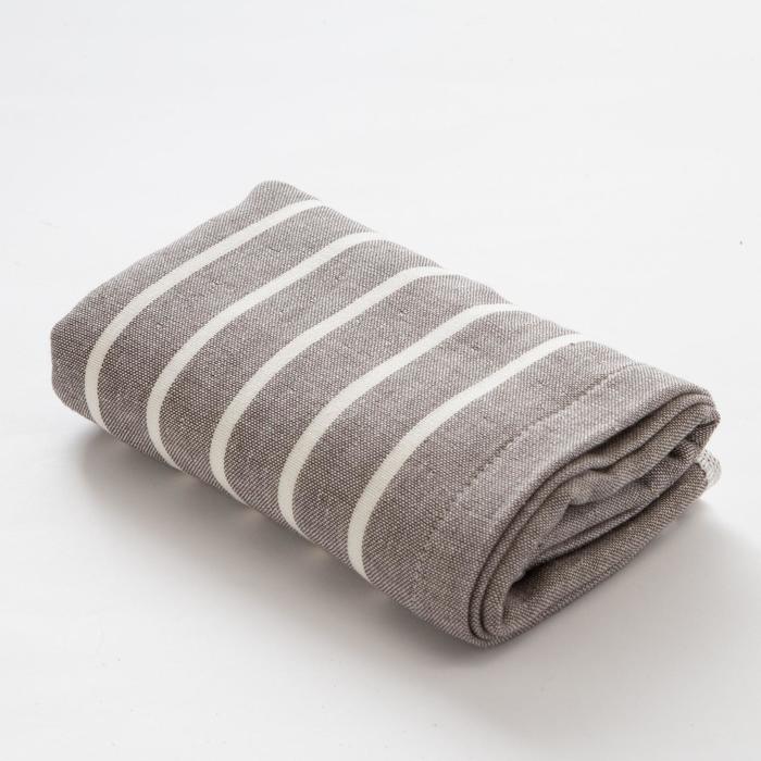 Полотенце двухстороннее "Этель" Модерн серый 70х140 см, 380 г/м2, 100% хлопок