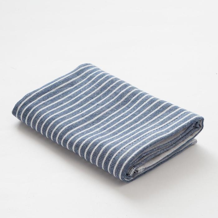 Полотенце двухстороннее "Этель" Амалия синий 35х35 см, 380 г/м2, 100% хлопок