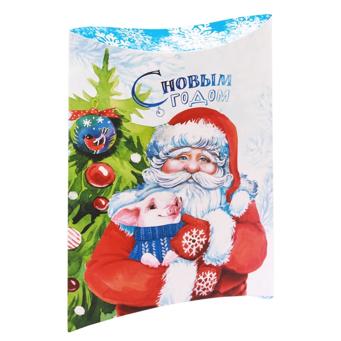 Коробка сборная фигурная «С Новым Годом», 26 х 19 х 4 см