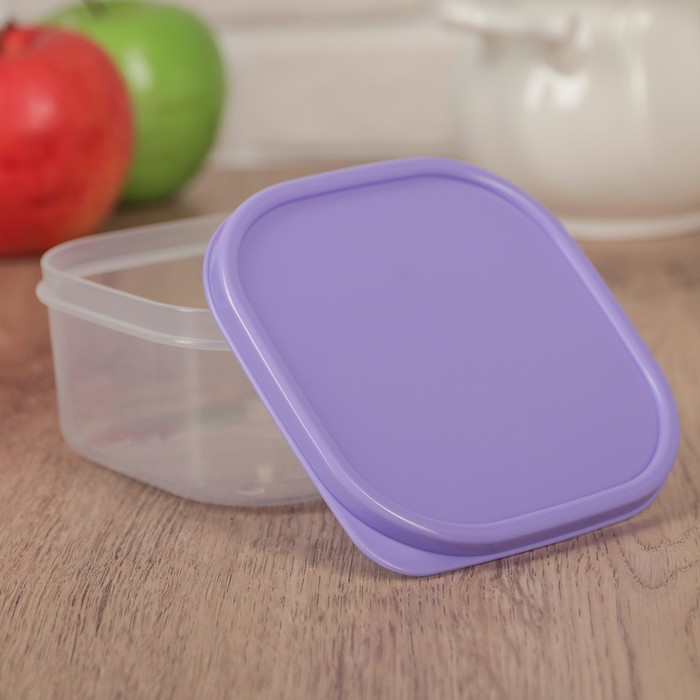 Контейнер пищевой 400 мл, цвет сиреневый