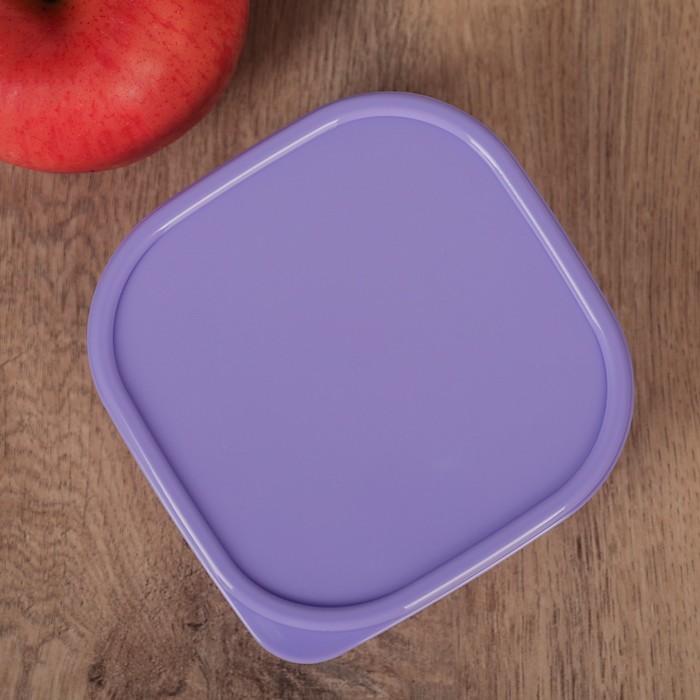 Контейнер пищевой 400 мл, цвет сиреневый