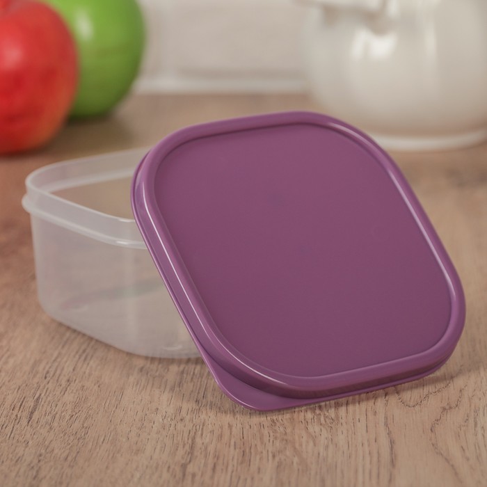 Контейнер пищевой 400 мл, цвет фиолетовый