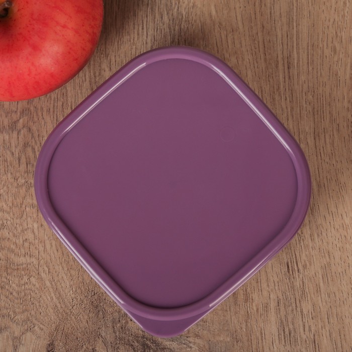 Контейнер пищевой 400 мл, цвет фиолетовый