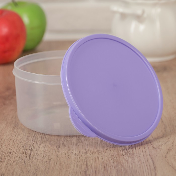 Контейнер пищевой 500 мл, цвет сиреневый