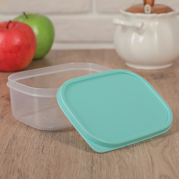 Контейнер пищевой 500 мл, цвет бирюзовый