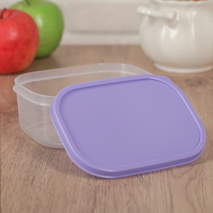 Контейнер пищевой 500 мл, цвет сиреневый