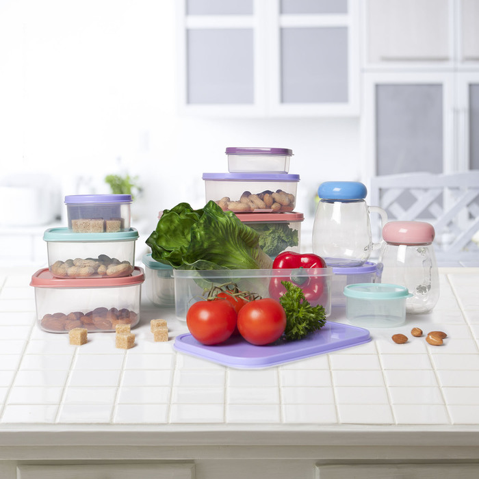 Контейнер пищевой 500 мл, цвет сиреневый