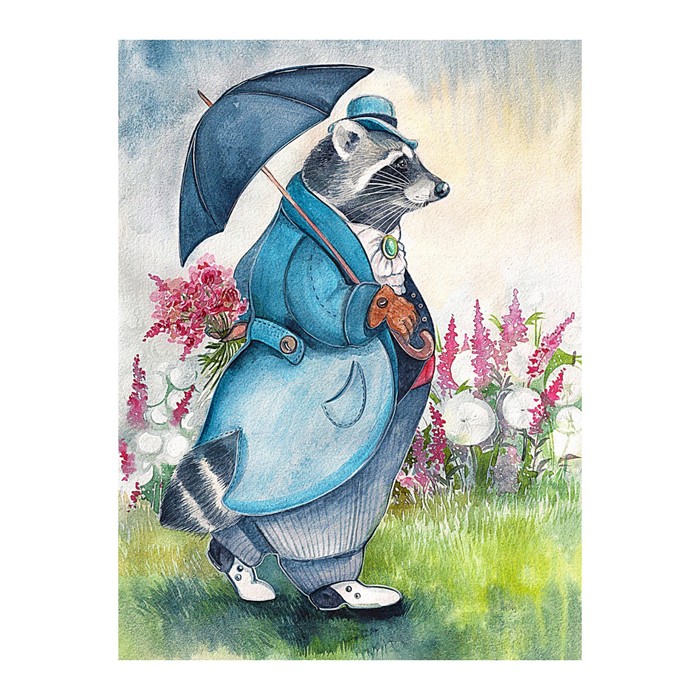 Картина стразами "Свидание в одуванчиках" 40х60 см