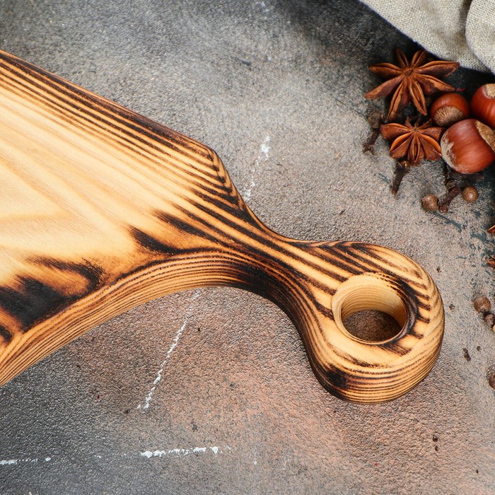 Доска для нарезки и подачи, массив дуба, 40х15 см