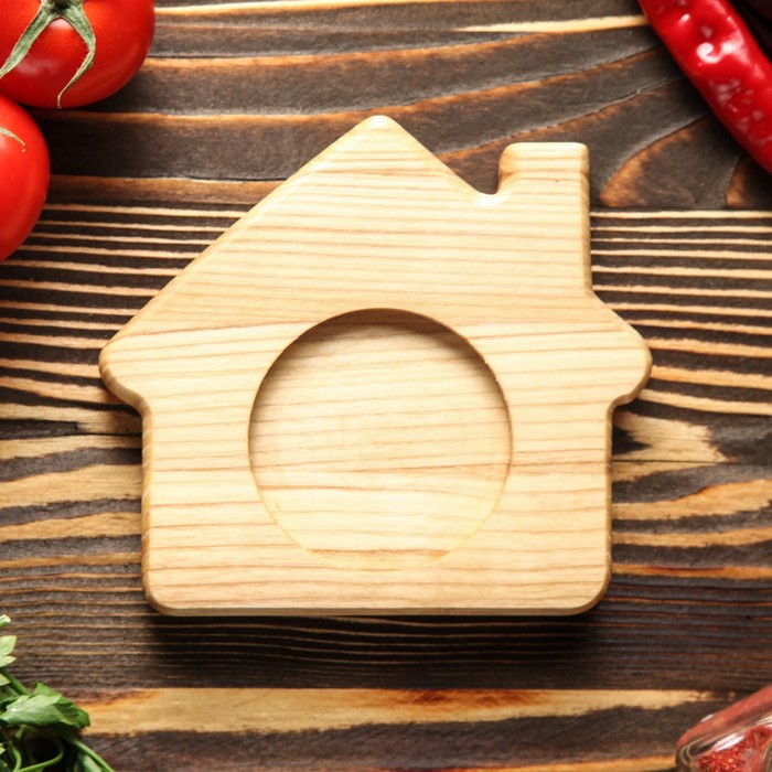 Подставка под кружку "Домик", 15 х 15 см