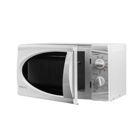 

Микроволновая печь Vekta MG720ABW, 700 Вт, 20 л, гриль, ручка, белая