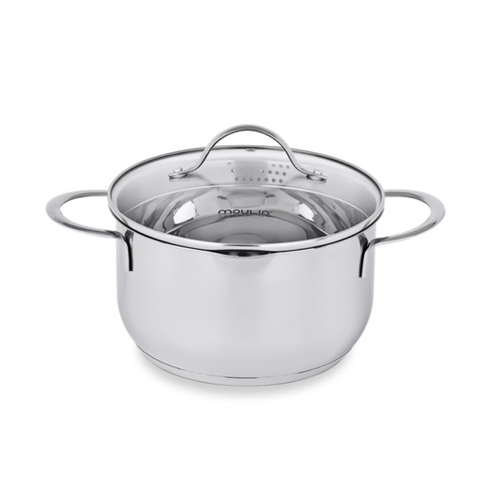 Кастрюля из нержавеющей стали 20х11,5 см, AMICO, 3,5 л