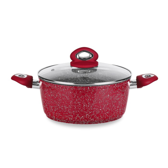 Кастрюля с антипригарным покрытием Raspberry, индукция, 4 л