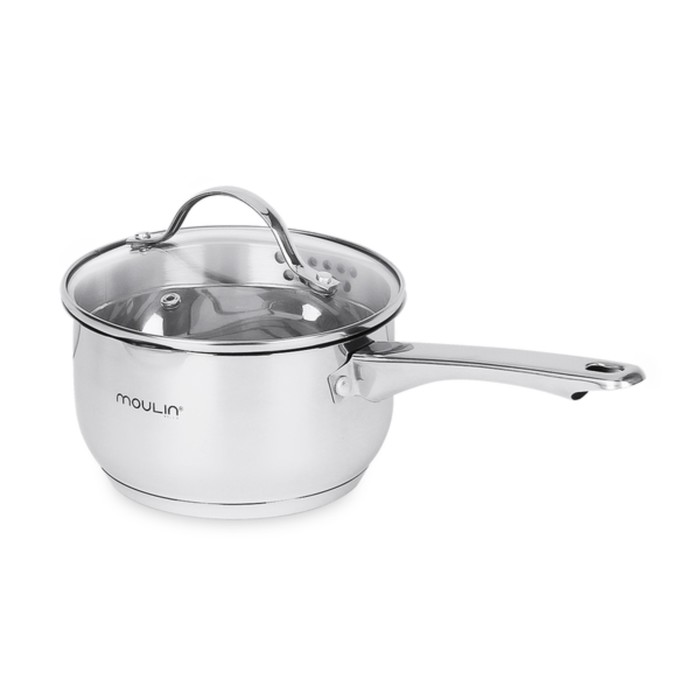 Ковш из нержавеющей стали 16х9 см, AMICO, 1,5 л