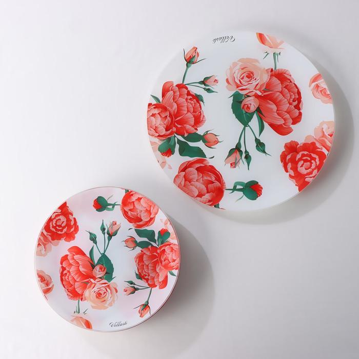 Сервиз столовый "Розовый рай", 7 предметов: 1 шт 30 см, 6 шт 21,5 см, в подарочной упаковке