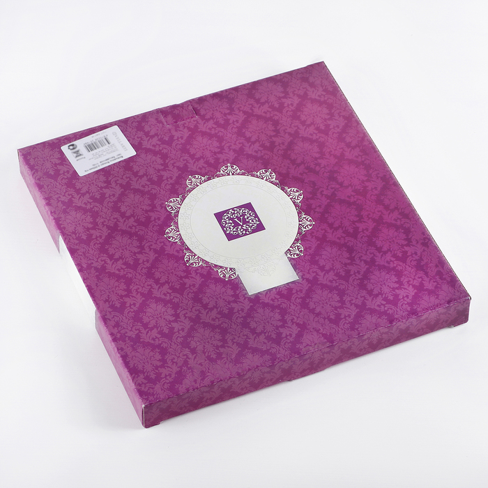 Этажерка 2 яруса "Розовая роза", плоская, в подарочной упаковке