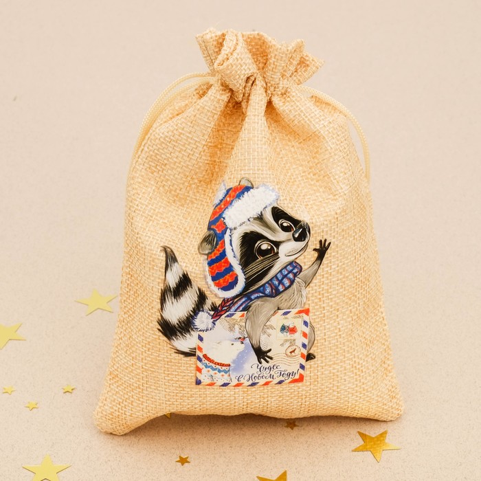 Мешок с термонаклейкой «Чудес в Новом Году!», 13 х 18 см