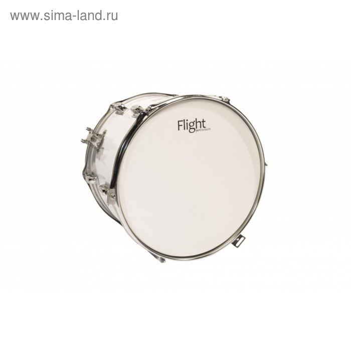 фото Маршевый барабан flight fmt-1410wh (тенор). в комплекте палочки и ремень для барабана