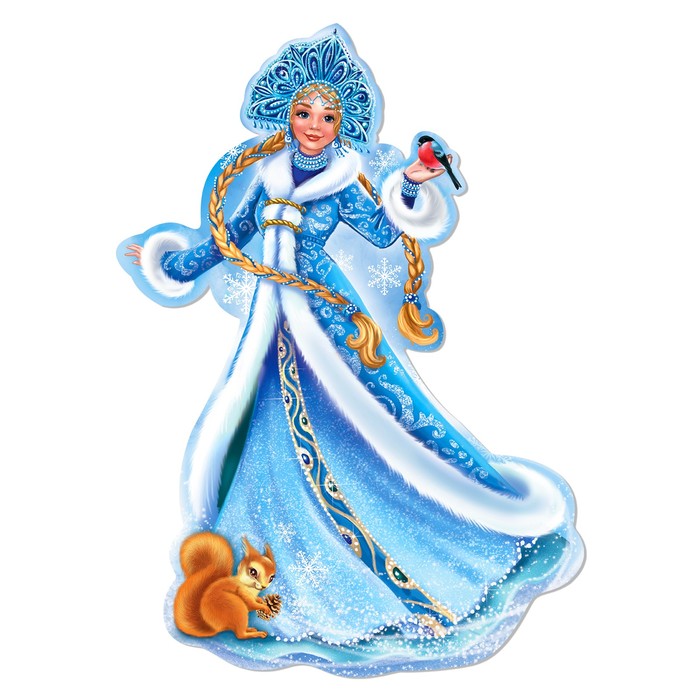 Плакат новогодний &quot;Снегурочка&quot;