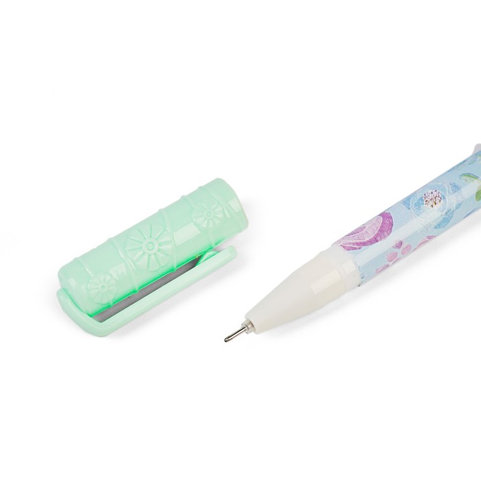 Ручка гелевая ПИШИ-СТИРАЙ 0,38мм стержень синий Цветы МИКС